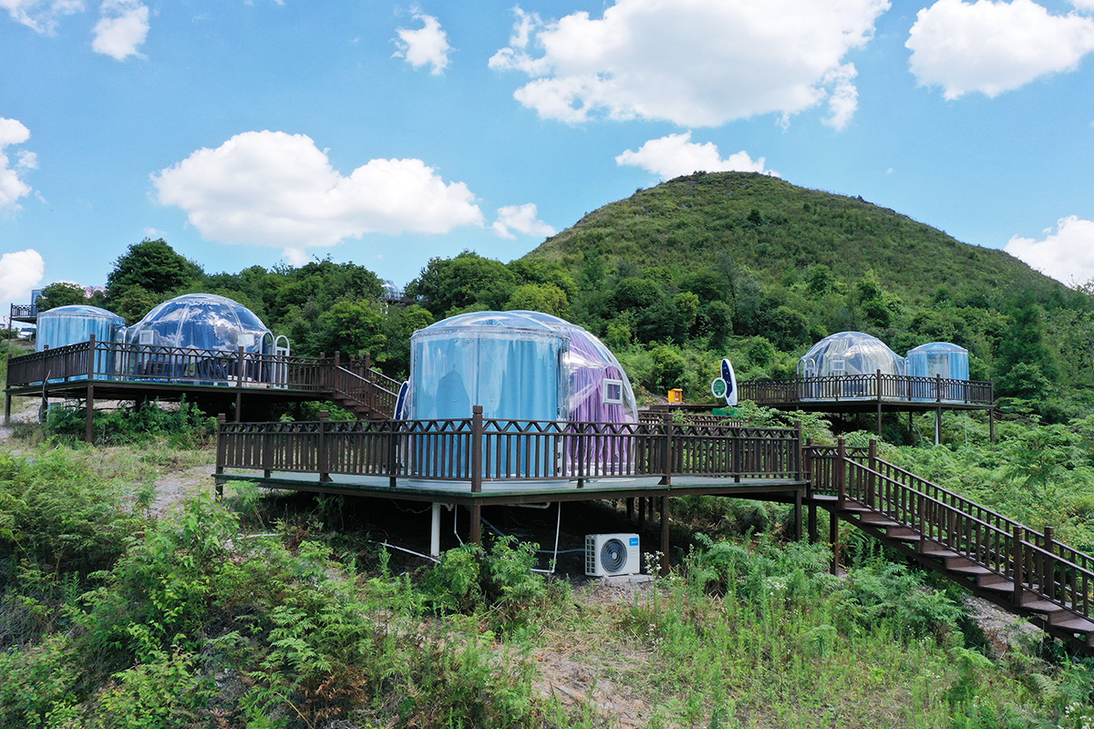 透明星空房，可打造多种多样的居住空间！(图1)