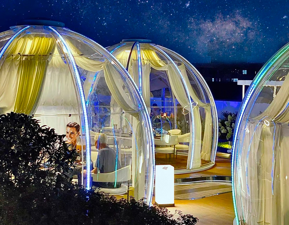 打破传统空间,星空餐厅脱颖而出(图2) 打破传统空间,星空餐厅脱颖而出(图2)