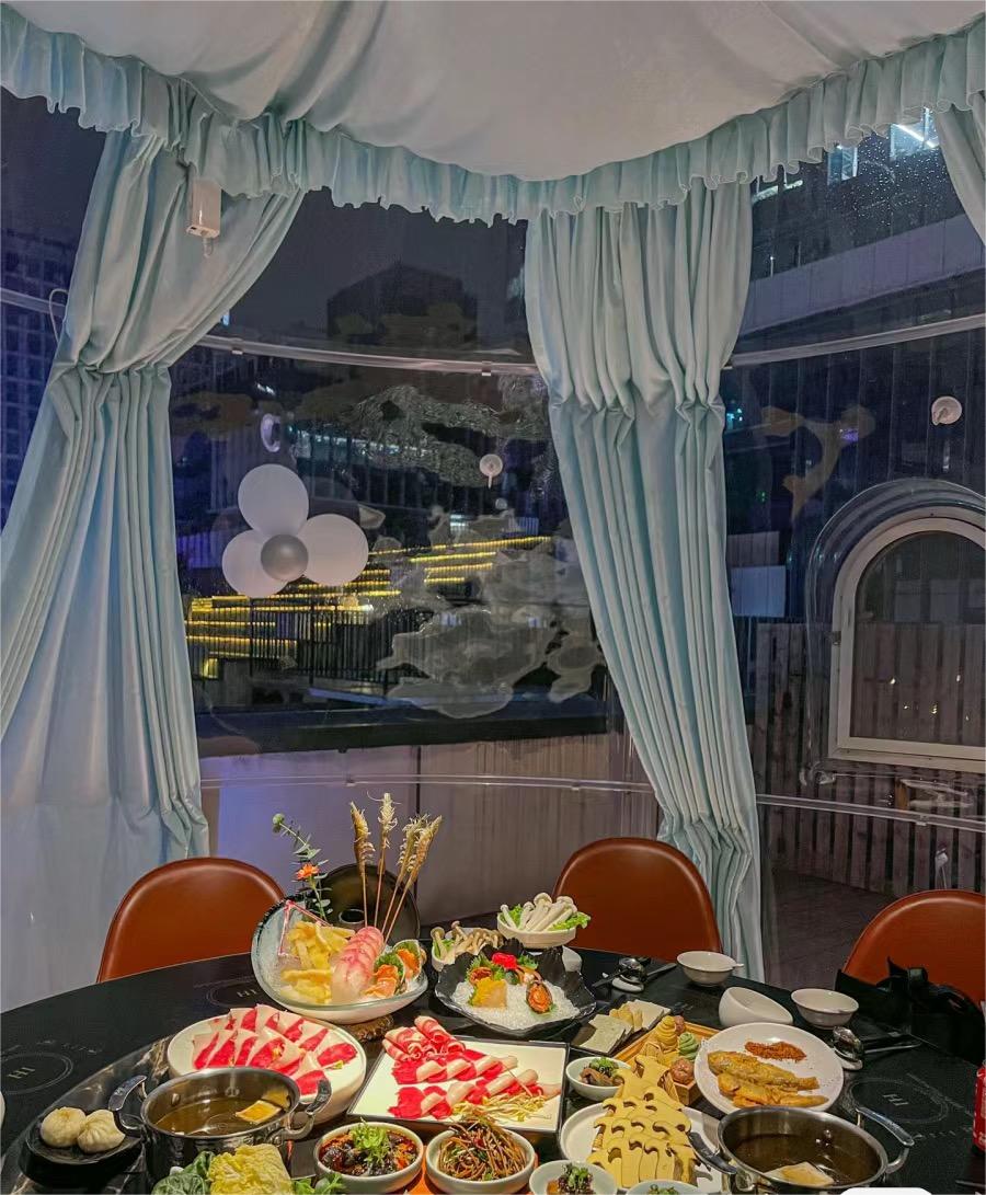 打破传统空间,星空餐厅脱颖而出(图4) 打破传统空间,星空餐厅脱颖而出(图4)