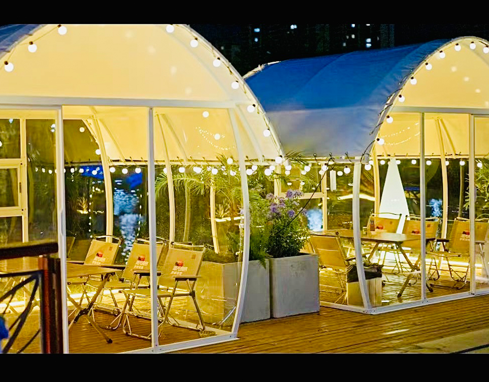 ​星幕帐篷用框景式体验破解餐饮流量密码