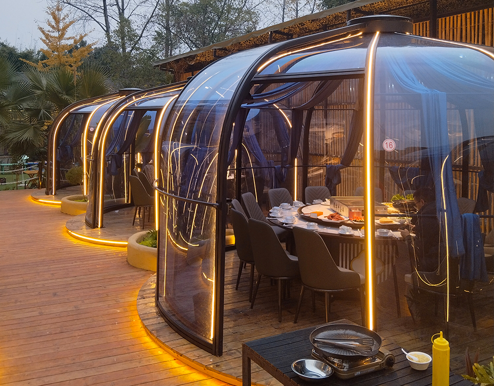 冬至围炉，星空屋里的团圆时光